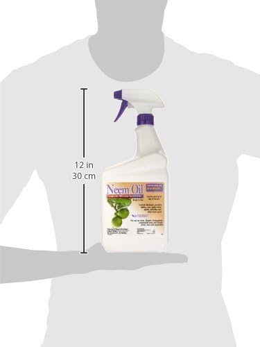Bonide Captain Jack's Neem Oil, 32 oz Ready-to-Use Spray, Multi-Purpose Fungicide, Insecticide and Miticide for Organic Gardening