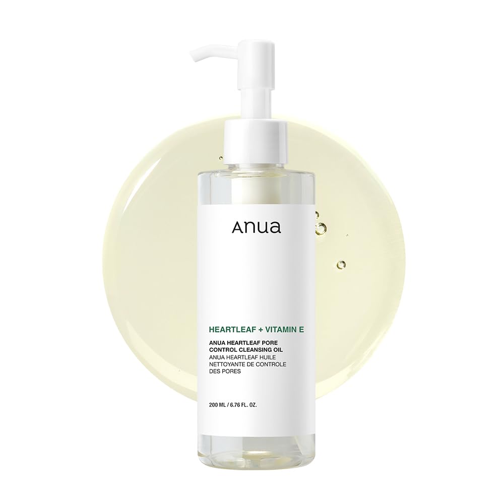 Anua Heartleaf Pore Control Cleansing Oil, Makeup Remover, Korean Skincare 6.76oz - Cart Shape