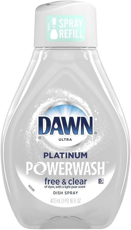 Dawn Platinum Plus Powerwash Free & Clear Spray, 16 Oz