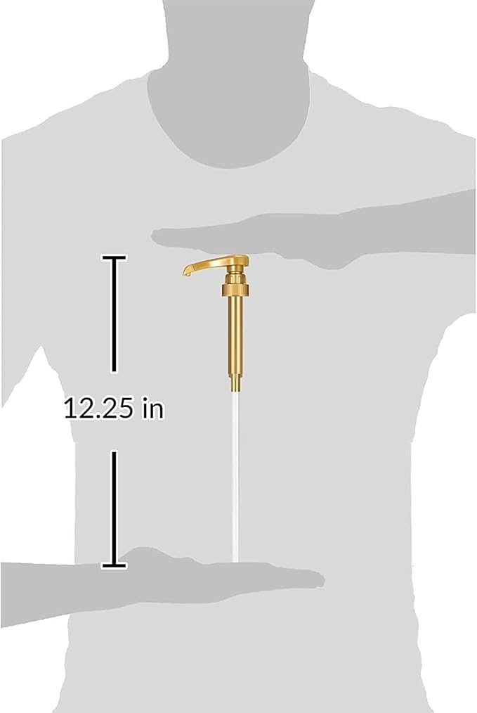 Syrup Pump Compatible with Torani, DaVinci and Skinny (Set of 2) - fits bottles (25.4 oz-750ml)