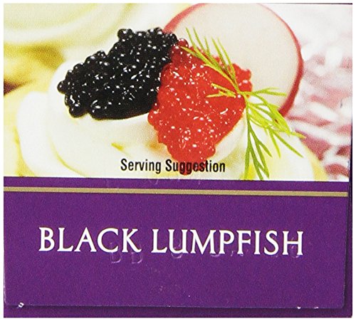 Romanoff Caviar Black Lumpfish, 2 oz, Whole