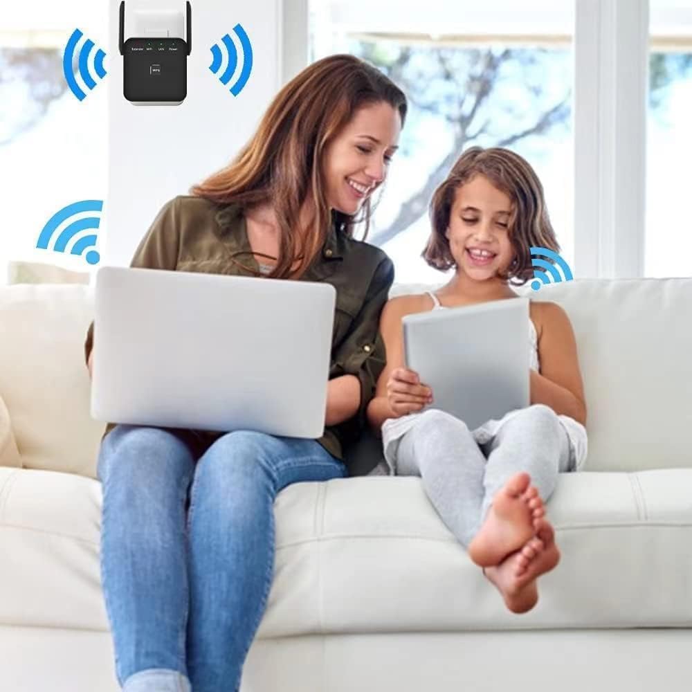 2025 Fastest WiFi Extender, WiFi Repeater, WiFi Booster, Covers Up to 12000 Sq.ft and 80 Devices, Internet Booster - with Ethernet Port, Quick Setup, Home Wireless Signal Booster