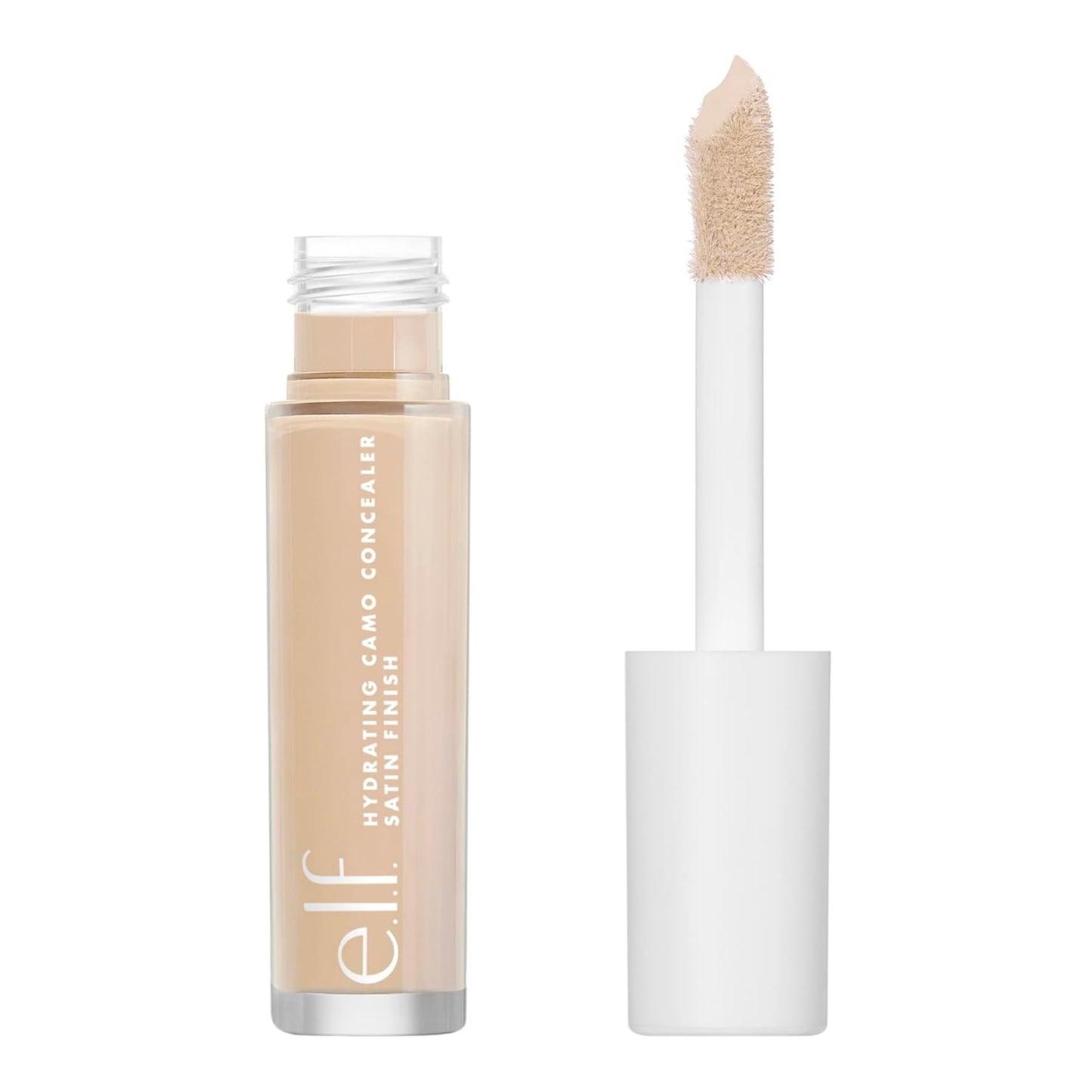 e.l.f. Hydrating Camo Concealer, Full Coverage, Satin Finish, Vegan, Light Sand