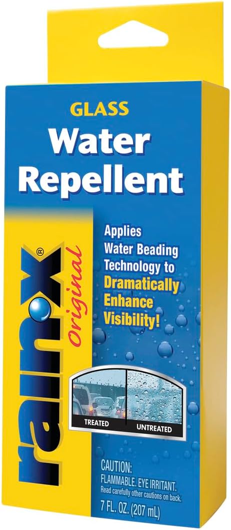 Rain-X 800002243 Glass Treatment, 7 oz. - Exterior Glass Treatment To Dramatically Improve Wet Weather Driving Visibility During All Weather Conditions