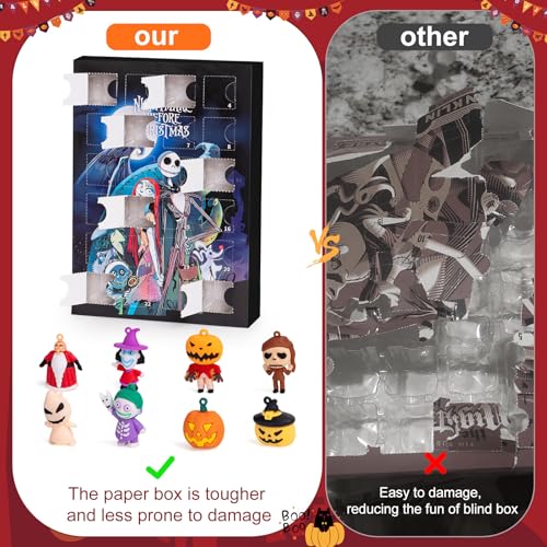 Nightmare Be Christmas Advent Calendar,Christmas Advent Calendar 2026,with 24 Collectible Ornament for Kids Adult Boys Girl,Christmas Countdown Calendar,Christmas Stocking Stuffers Gifts