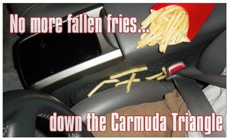 Drop Stop - The Original Patented Car Seat Gap Filler (As Seen On Shark Tank) - Between Seats Console Organizer, Set of 2 and Slide Free Pad and Light