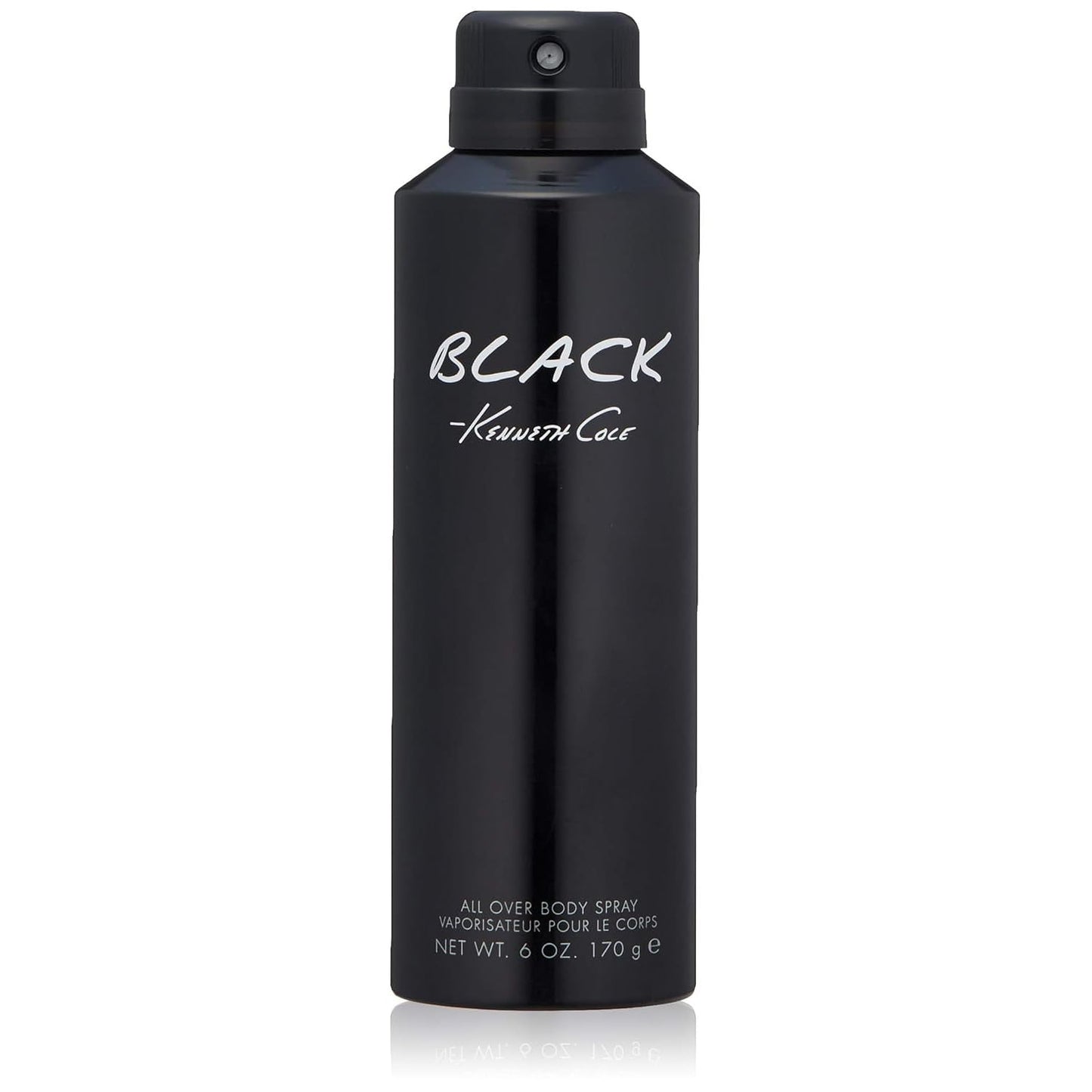 Kenneth Cole Black Body Spray for Men, 6.0 Fl Oz