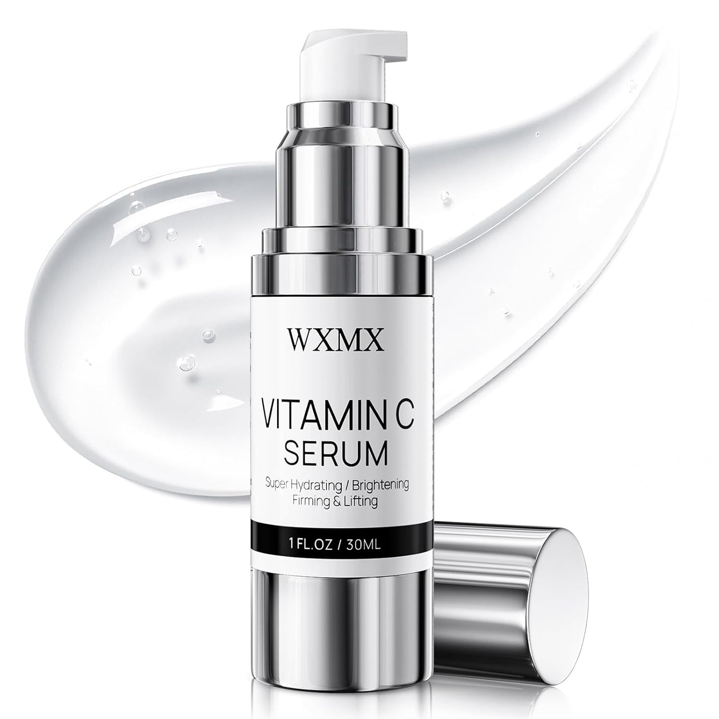 Super Vitamin C Face Serum for Mature Skin: All-in-One Hydrating Anti-Aging Formula by Vitamin C, Hyaluronic Acid, Caffeine-Firming, Lifting, Targets Dark Spots, Wrinkles, 1 fl oz (Pack of 1)