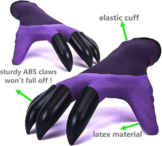 Claw Gardening Gloves for Planting, Garden Glove Claws for Women