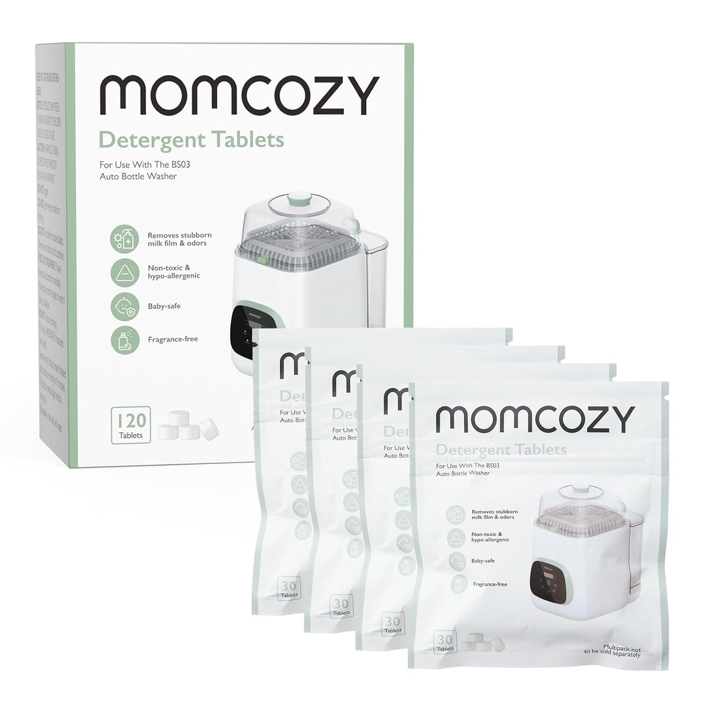 Momcozy detergent tablets