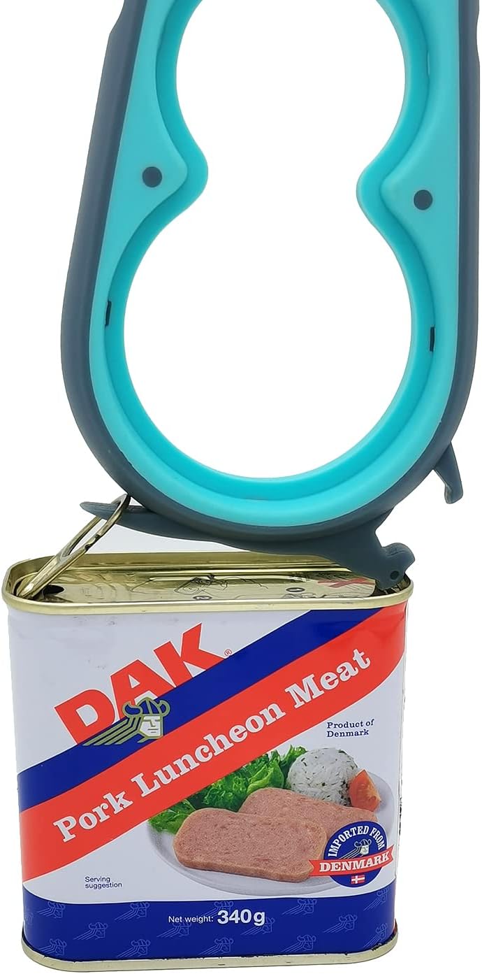 Otstar Jar Opener Bottle Opener and Can Opener for Seniors, Mutil Jar Opener Get Lids Off Easily (Blue and Grey)