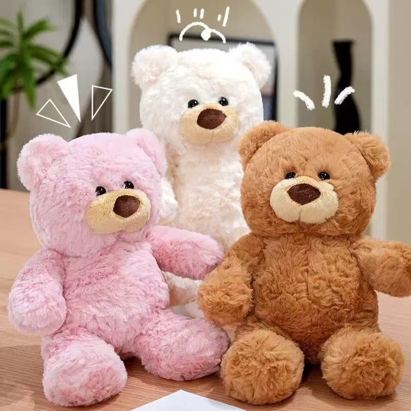 Teddy Bear Stuffed Animals, 10 Inches Teddy Bear Plush Toy Birthday Christmas Valentine’s Day Gift for Kids Girlfriend (Brown)