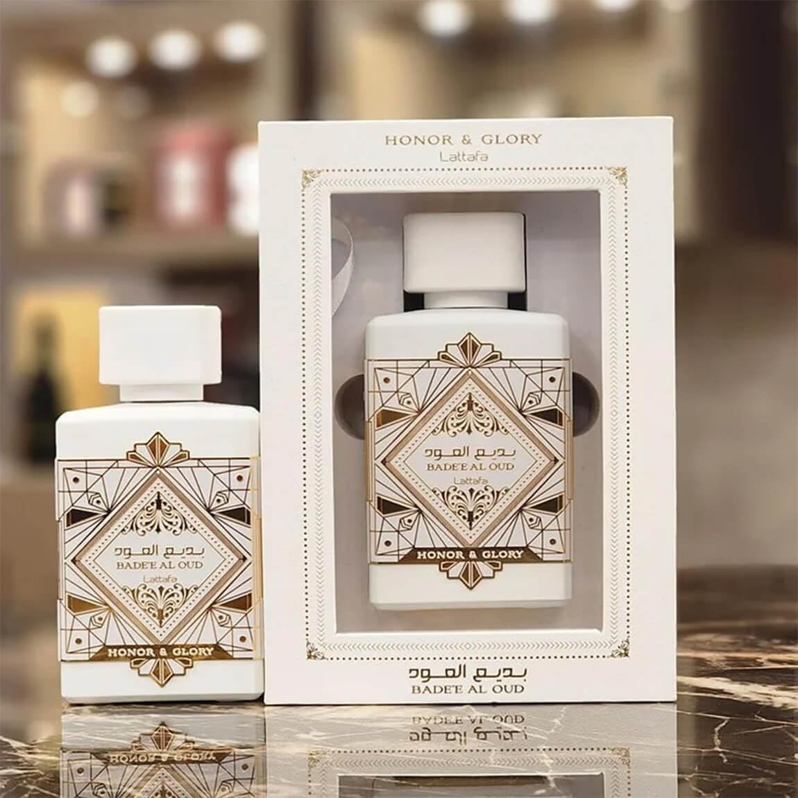 Lattafa Bade'e Al Oud Honor & Glory - Fruity, Vanilla, Warm Spicy, Woody - Eau de Parfum Long-Lasting Fragrance for Unisex, 3.40 Ounce / 100 ml