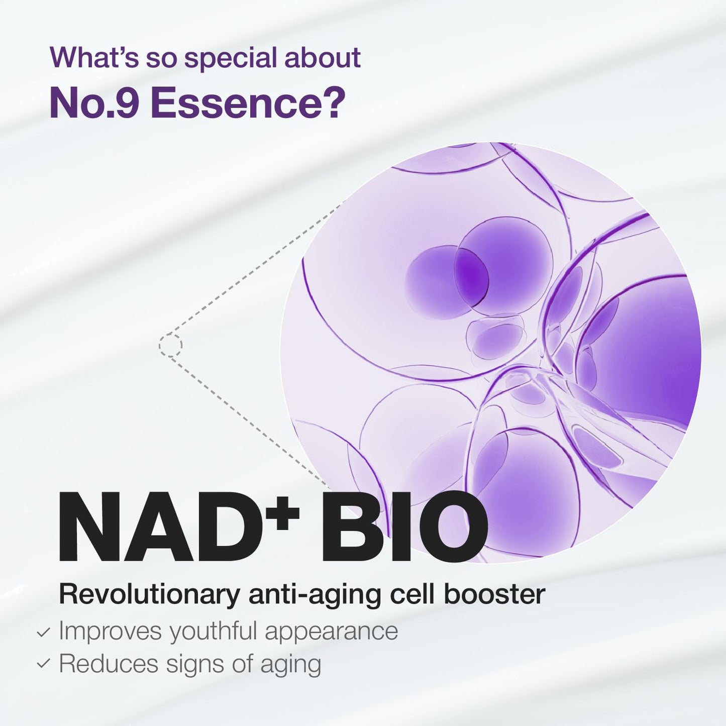 Numbuzin No.9 Essence | NAD+ BIO Lifting Serum for Firming & Wrinkles | 1.69 fl. oz. - Cart Shape