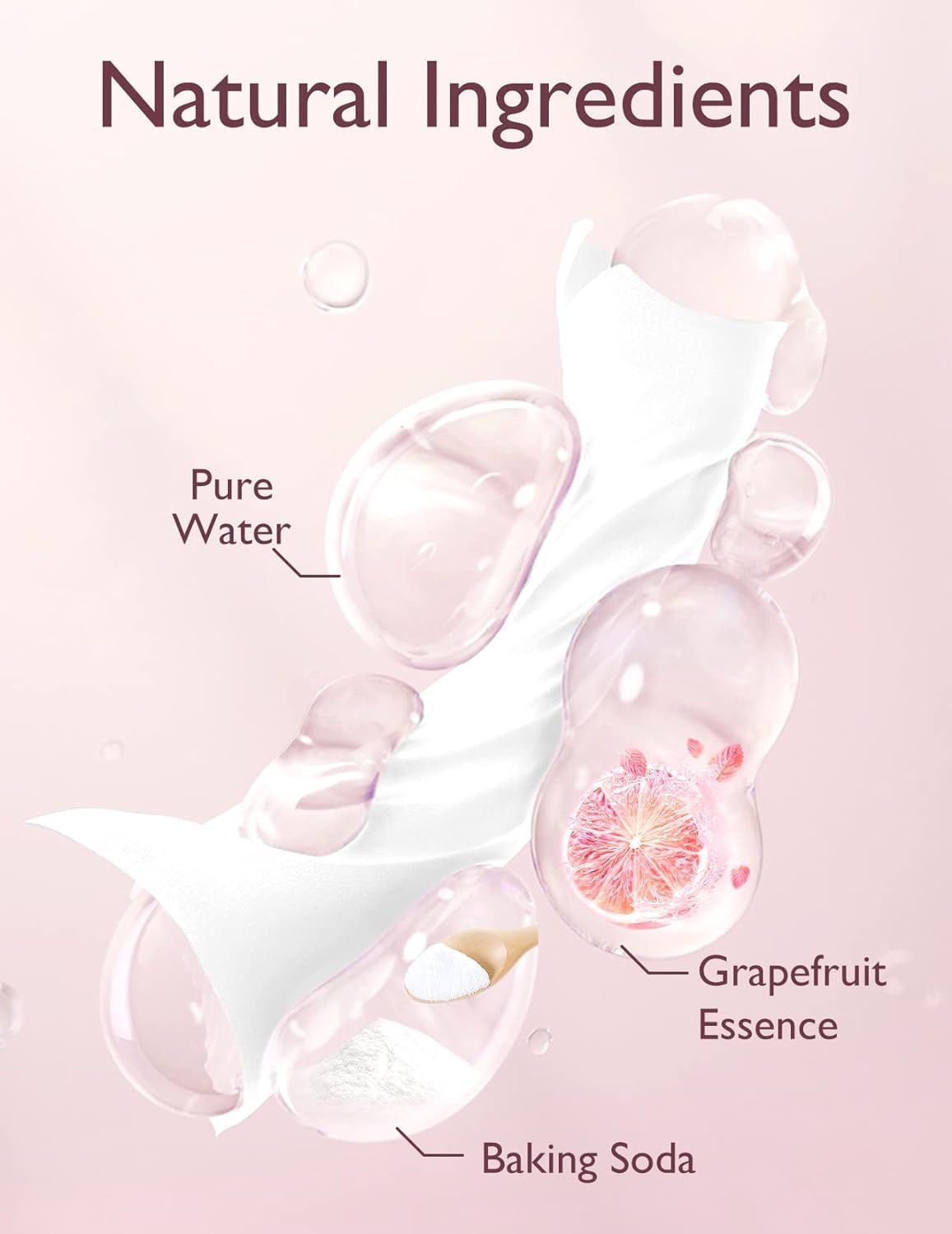 Momcozy Natural Breast Pump Wipes for Pump Parts Cleaning On-the-go, 30 Count (Pack of 3), Flash Clean & Resealable Pump Wipes