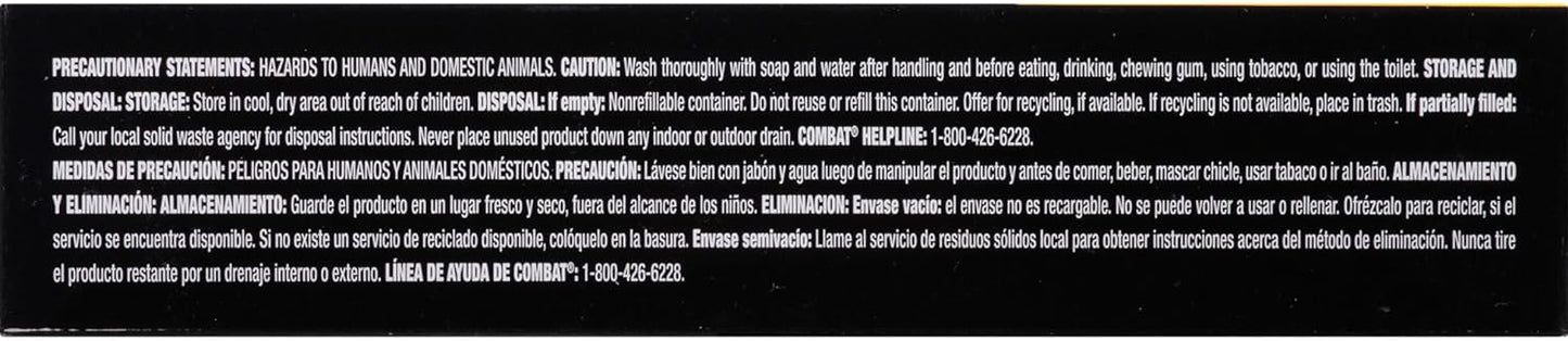 Combat Max Large Roach Killing Bait, 8 count (Pack of 1)