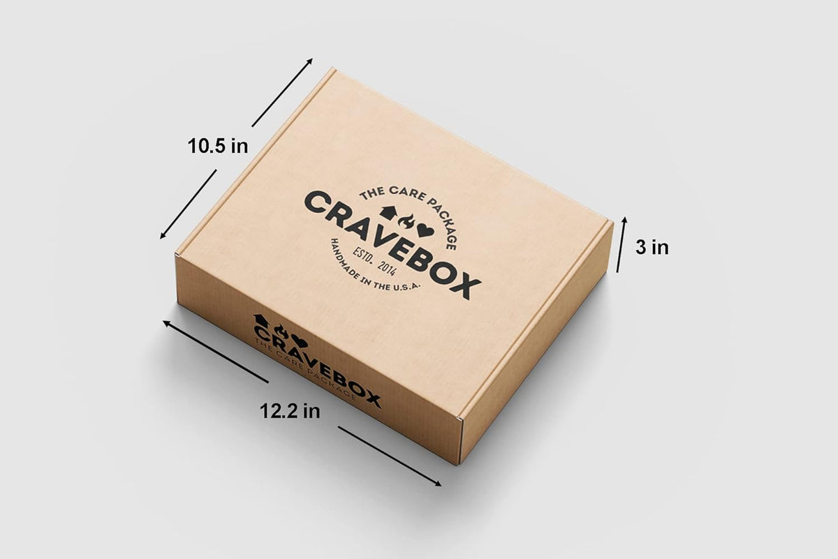 CRAVEBOX Snacks Box Variety Pack Care Package (45 Count) Valentines Treats Gift Basket Adults Kids Grandkids Guys Girls Women Men Boyfriend Birthday Cookies Chips College Student Office School
