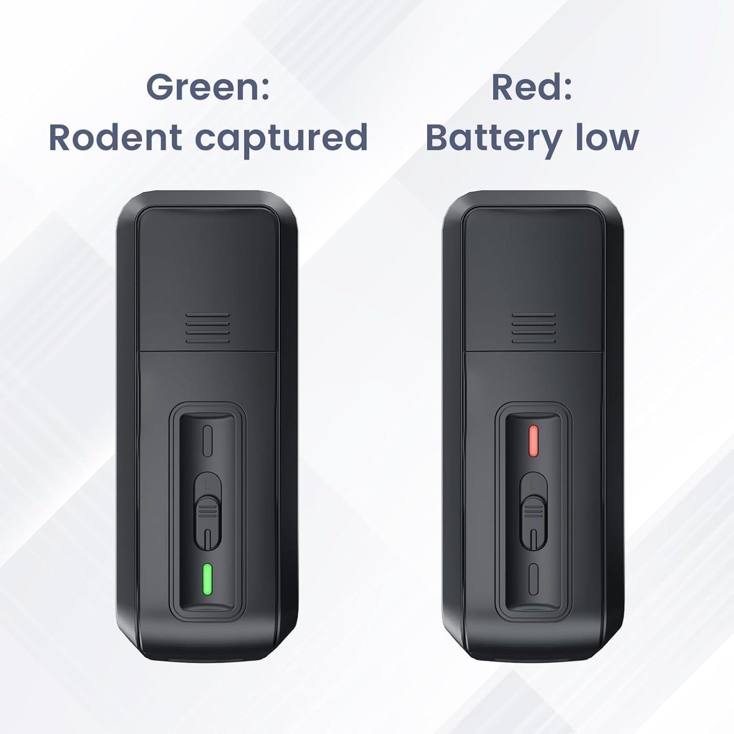 OW-2 Indoor Electric Mouse Trap 2 PCS, Instant Kill Rodent Zapper with Pet Safe Trigger, Black