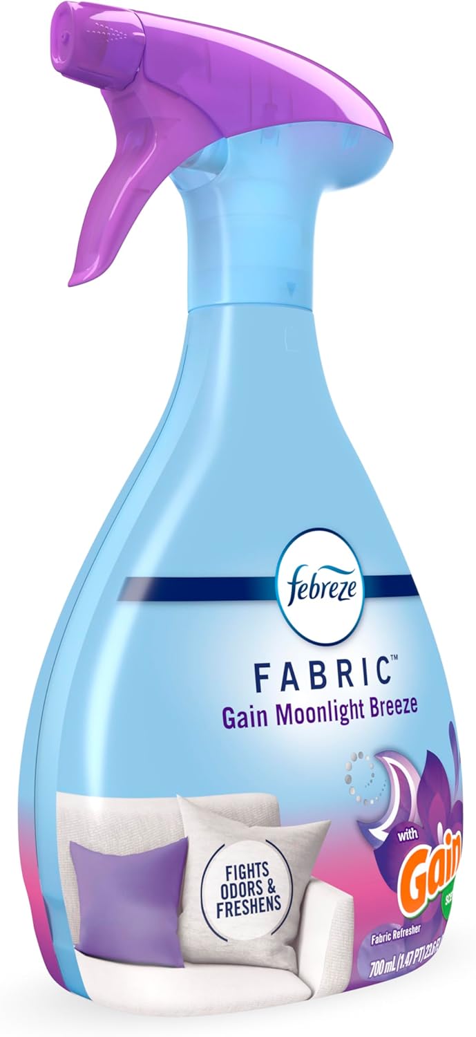 Odor-Fighting Fabric Refresher with Gain,Moonlight Breeze, 23.6 fl oz