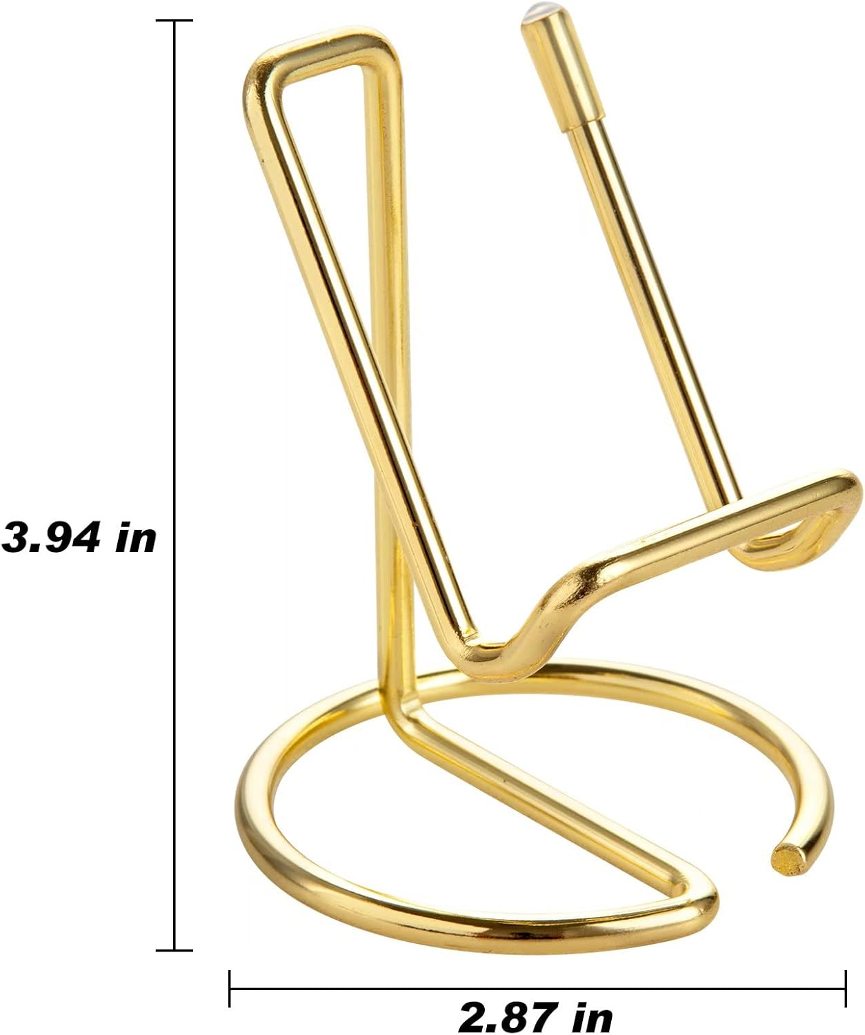 Cell Phone Stand for Desk, Cute Metal Gold Cell Phone Stand Holder Desk Accessories, Compatible with All Mobile Phones, iPhone, Switch, iPad