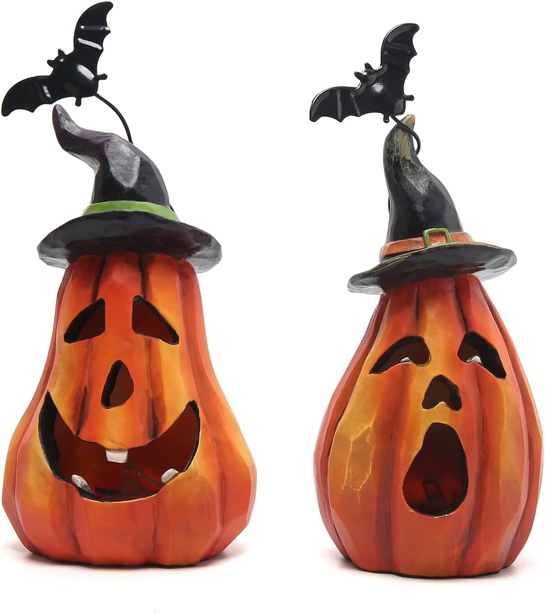 Hodao Halloween Pumpkin Decorations Indoor Halloween Decorations Clearance for Table/Halloween/Window/Present Box/Gift