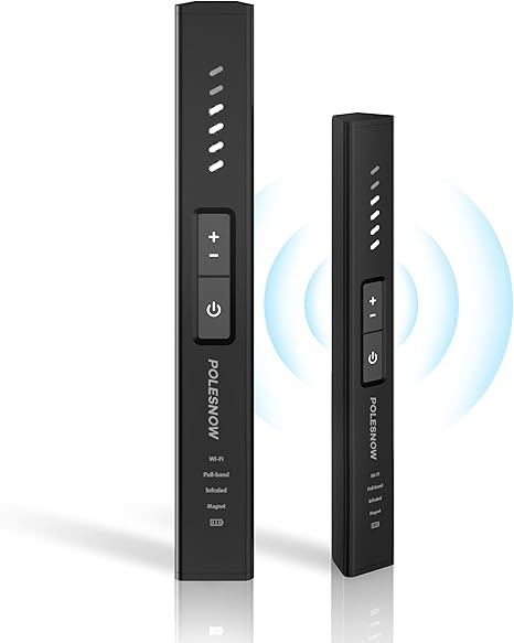 Hidden Camera Detectors, Bug Detector Anti Spy Camera Finder, GPS Tracker Detector Hidden Device Detector 6 Modes for Travel, Car, Bathroom,Office, Hotel, P18 Mix