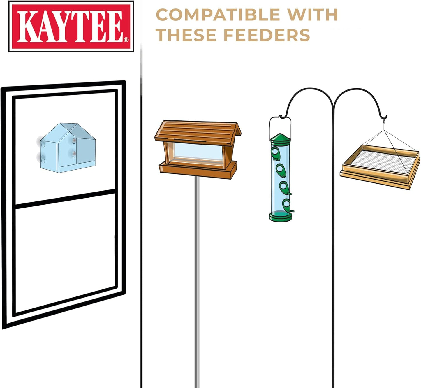 Kaytee Wild Bird (No Mess or Waste Free) Food Seed Blend For Blue Jays, Woodpeckers, Juncos, Cardinals, Grosbeaks, Sparrows, and Finches, 10 Pound, (Packaging May Vary)