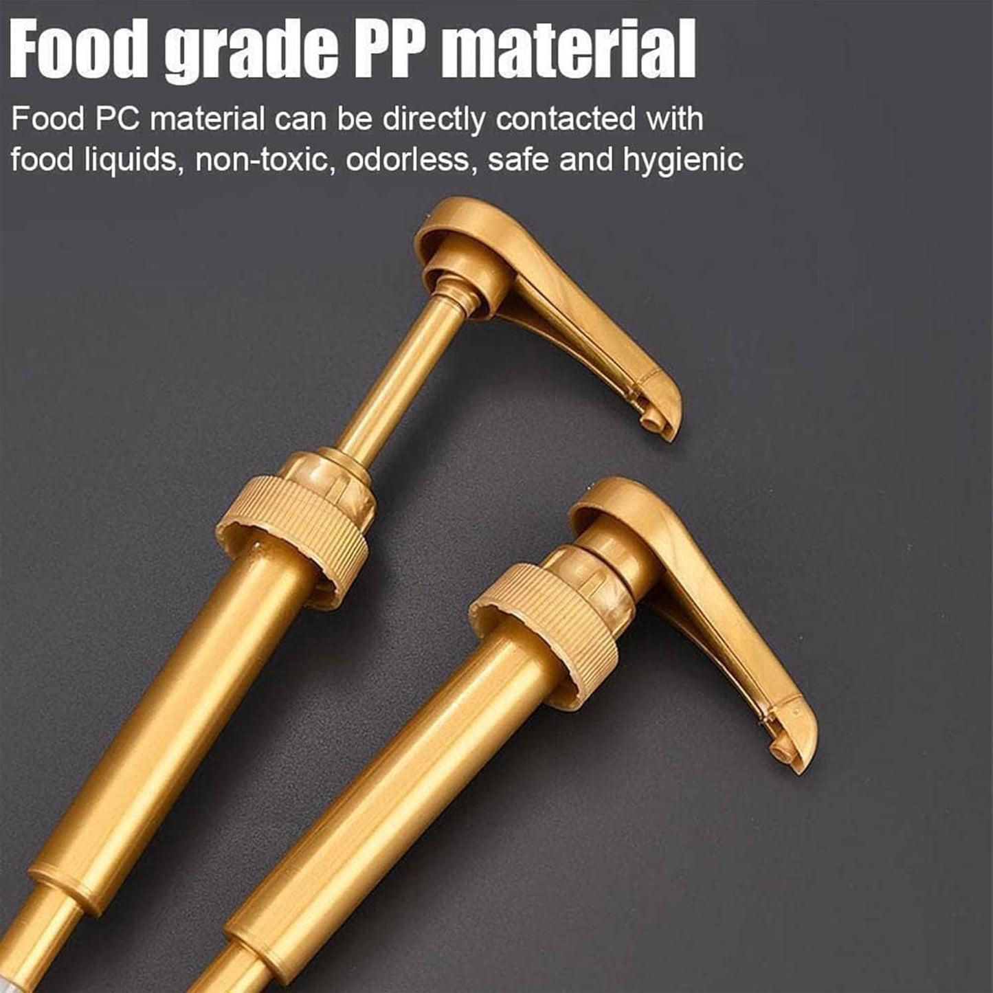 Syrup Pump Compatible with Torani, DaVinci and Skinny (Set of 2) - fits bottles (25.4 oz-750ml)