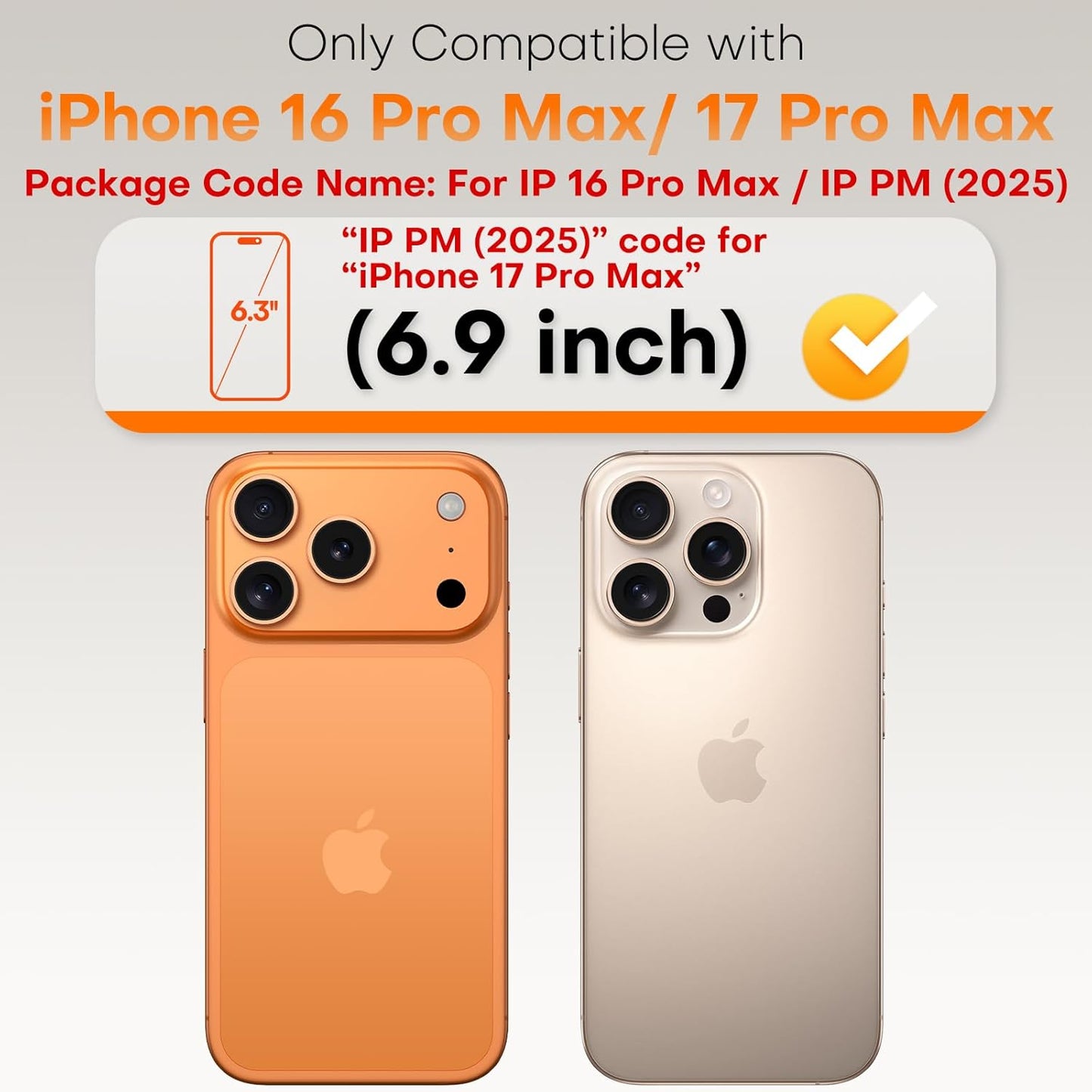 TOCOL for iPhone 17 Pro Max Screen Protector 6.9-Inch Instant Installation Tempered Glass HD Clear Full Coverage Protection for iPhone 17 Pro Max / 16 Pro Max Screen Protector Case Friendly 2 Pack