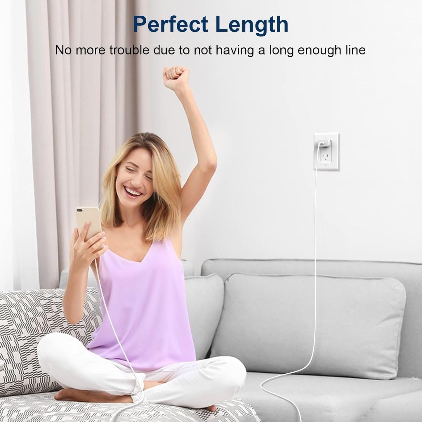 iPhone Charger Fast Charging,20W PD USB C Wall Charger 4 Pack with 6FT Fast Charging Cable - Fast Charger for iPhone 14/14 Pro Max/13/13 Pro/12/12 Pro/11/11 Pro/XS, iPad