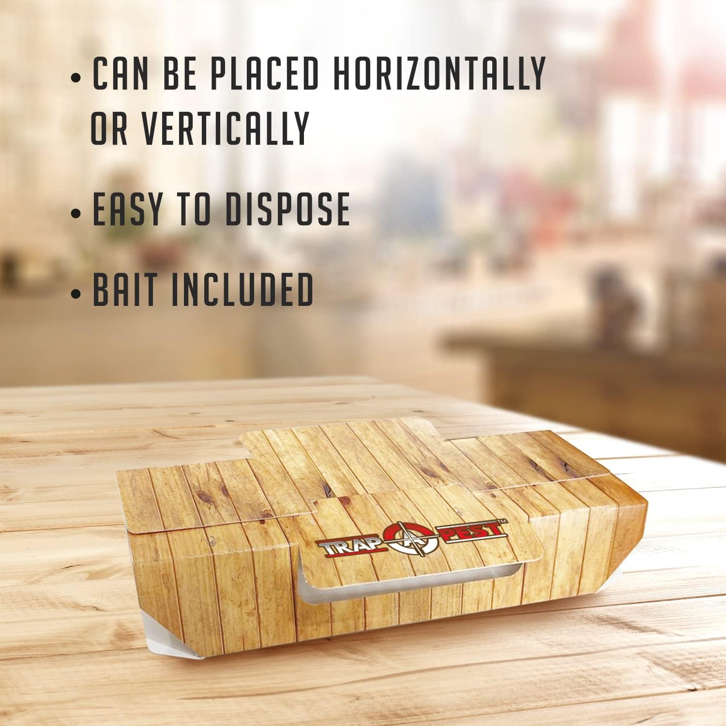 Roach Traps Indoor Sticky (18 Pack) - Glue Traps for Roaches Bug Traps with Roach Bait Traps - Long Lasting Non-Toxic Children and Pet Friendly - Trap a Pest