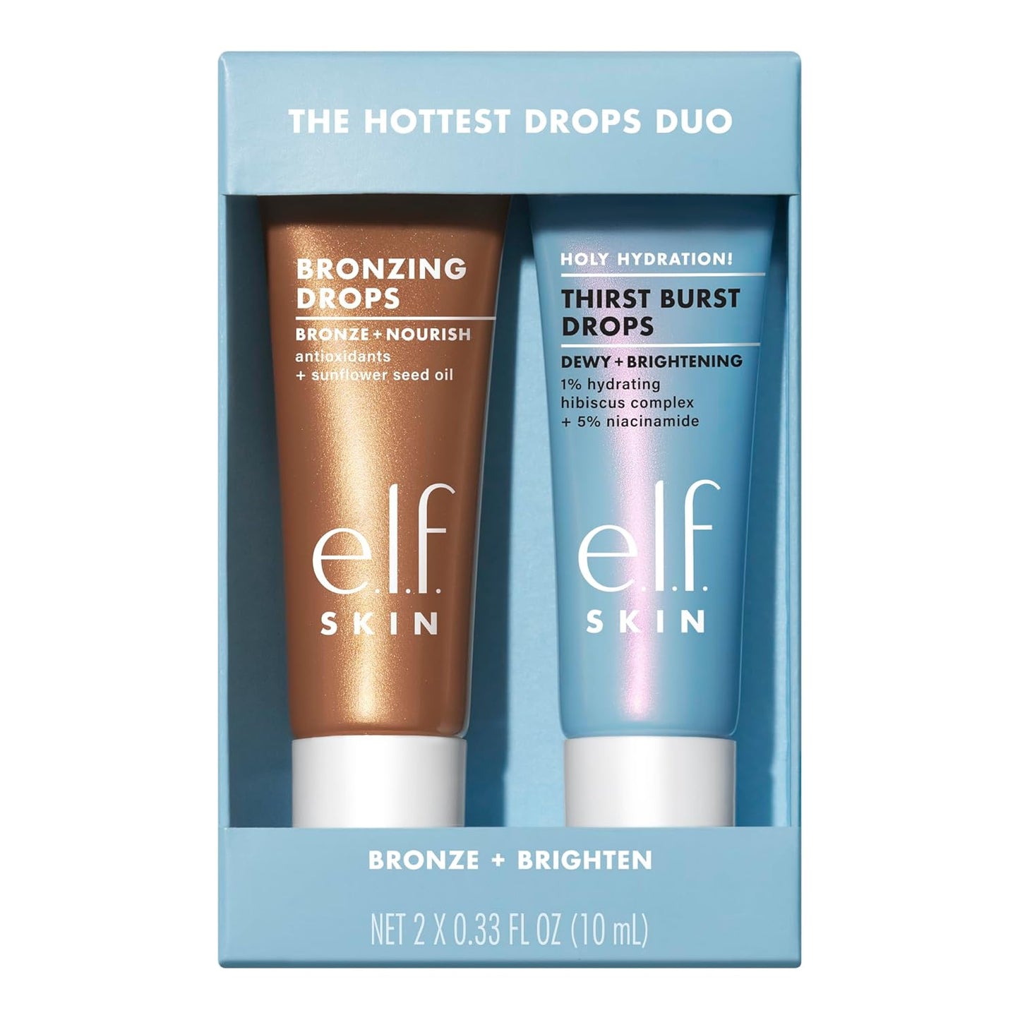 e.l.f. SKIN The Hottest Drops Duo, Holy Hydration! - Cart Shape