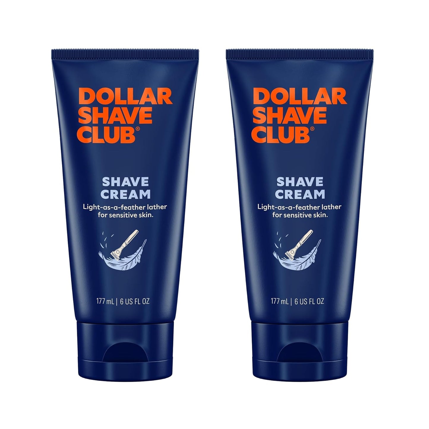 Click to see full view Dollar Shave Club | Shave Cream 6 ounce (2 Pack) | Hydrating Shaving Cream for Sensitive Skin