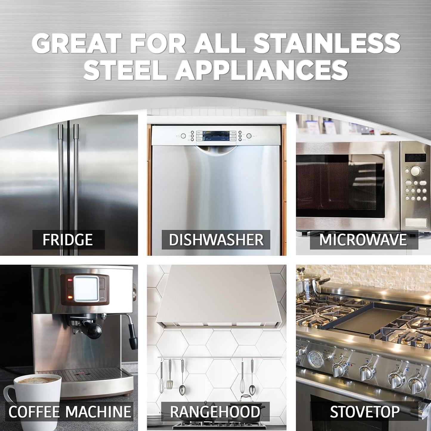 Weiman Stainless Steel Cleaner, 30 Count Cleaning Wipes, Removes Dirt, Grime, and Grease, No Streaks or Residue, Stainless Steel Polish for a Sparkling Clean and Shiny Surface, Cleaning Supplies