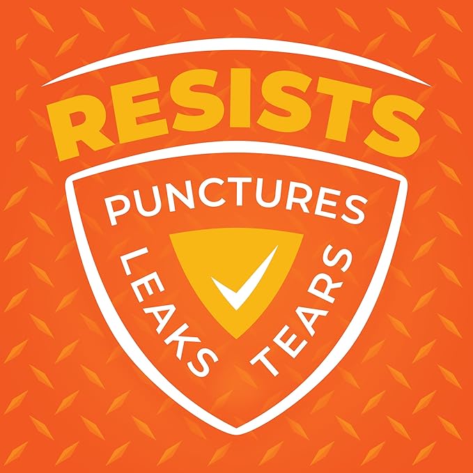 Hefty Strong Large Trash Bags, Black, 30 Gallon, 74 Count