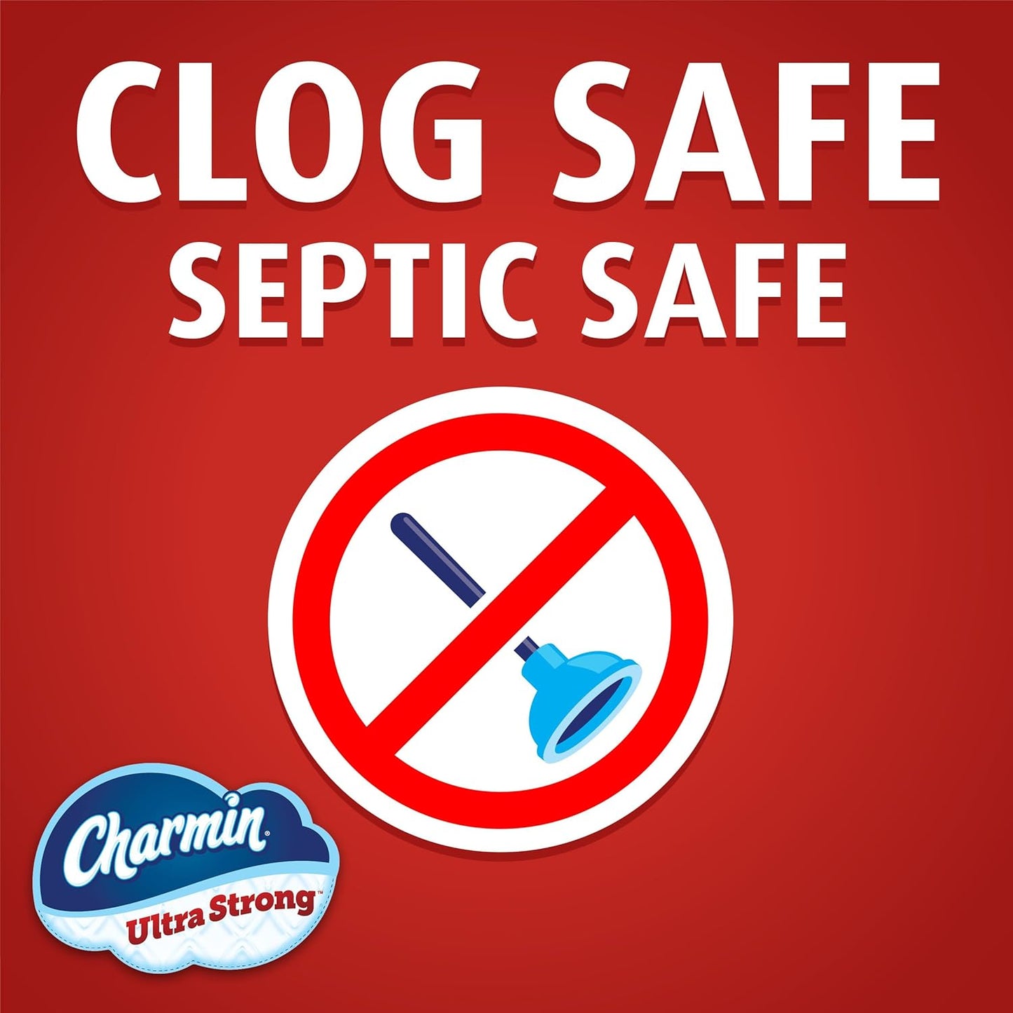 Charmin Ultra Strong Toilet Paper, 6 Mega Rolls = 24 Regular Rolls