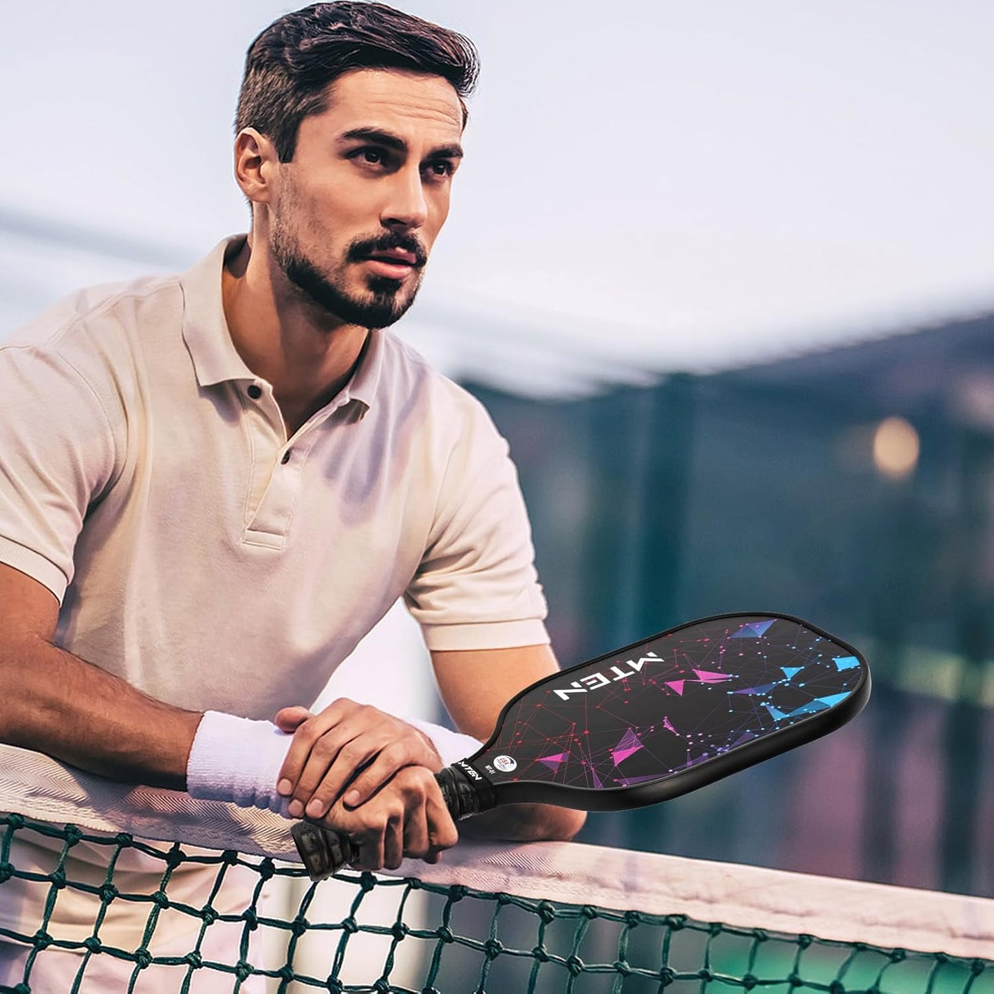 Pickleball Paddles, USAPA Approved Fiberglass Surface Pickleball Set with Pickleball Rackets, Pickleball Paddles Set for Men Women