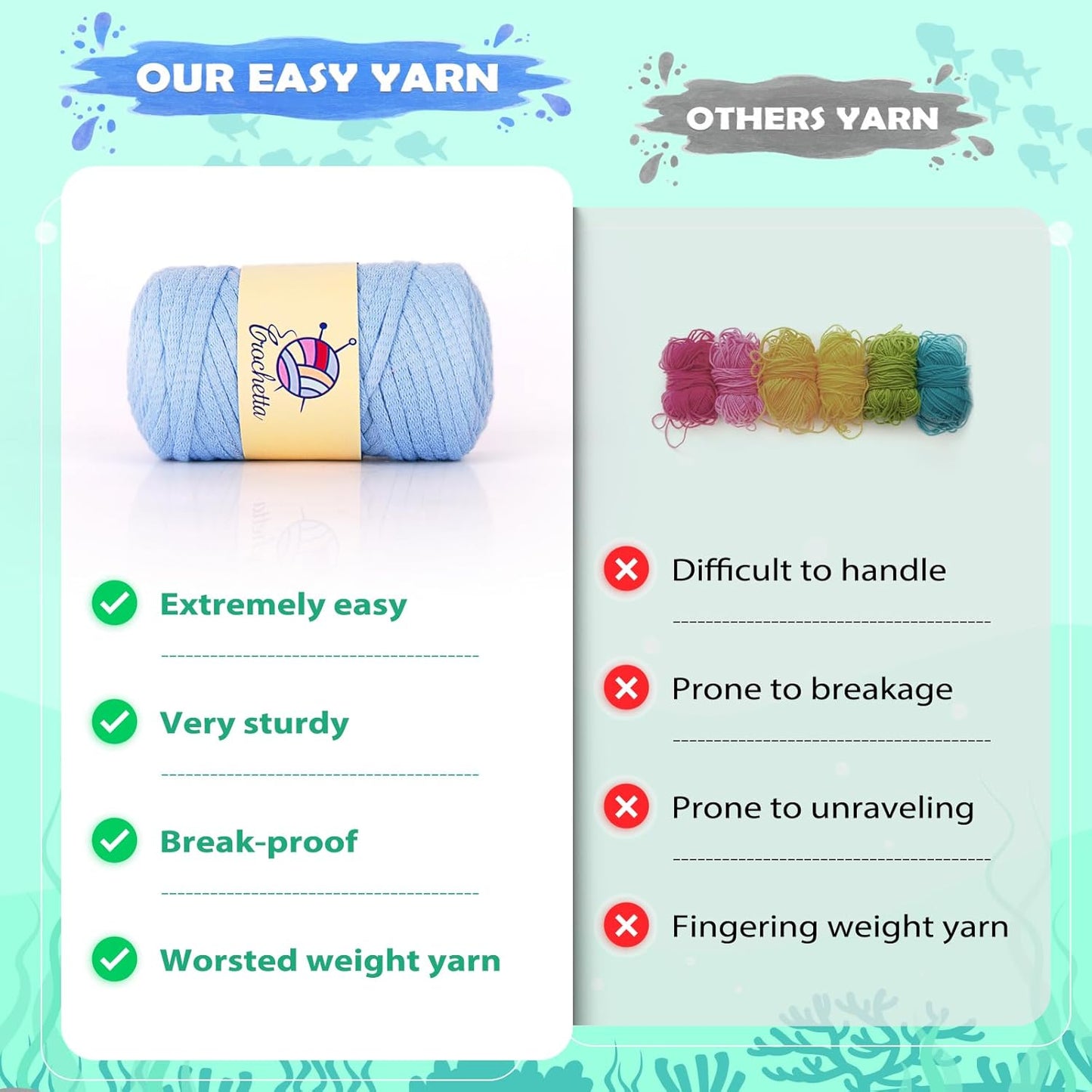 Crochetta Crochet Kit for Beginners, Crochet Starter Kit w Step-by-Step Video Tutorials, Easy Beginner Crochet Kit for Adults & Kids, Women & Men, Complete Kit Included (Axolotl 2Pack)