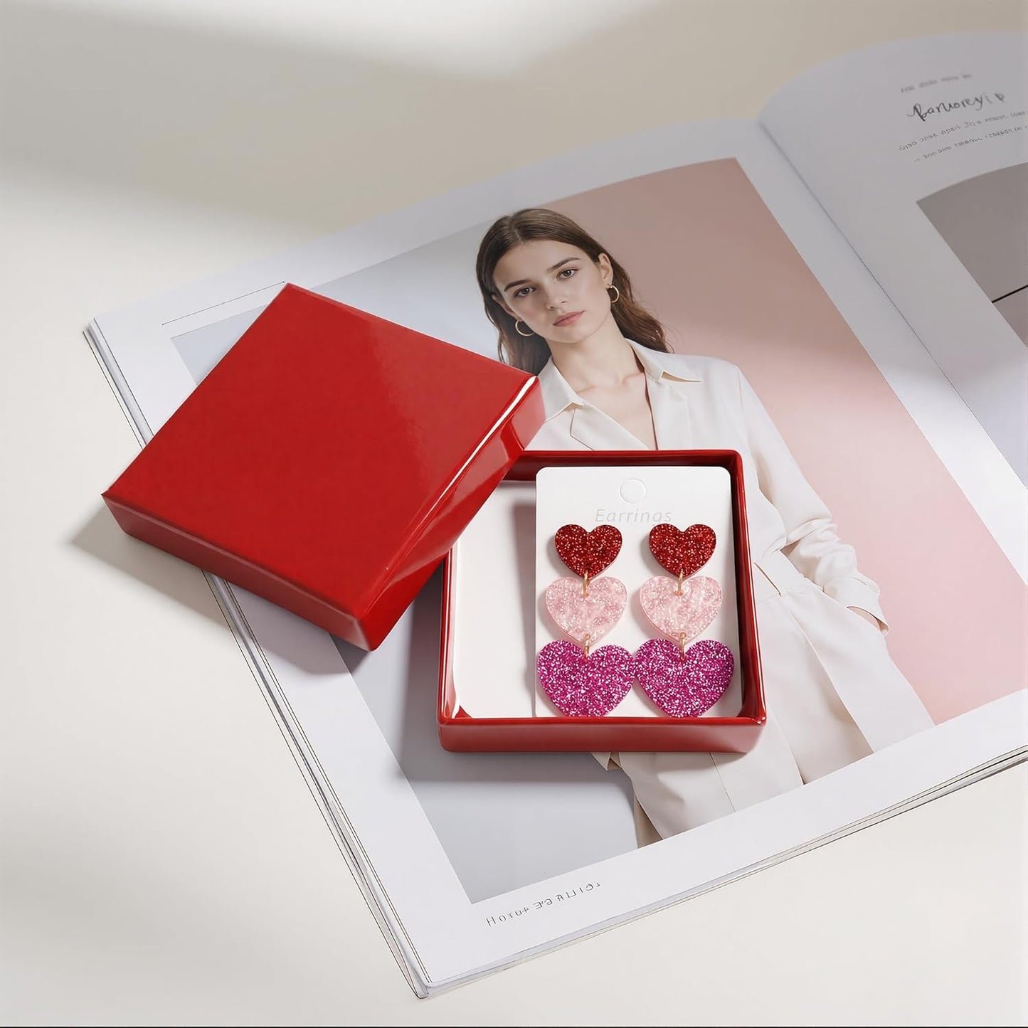 Valentines Day Outfit Women - Heart Earrings for Her | Valentines Day Gifts for Her Girls - Valentines Shirts Dress Pajamas | Valentine Decorations Decor Party Supplies