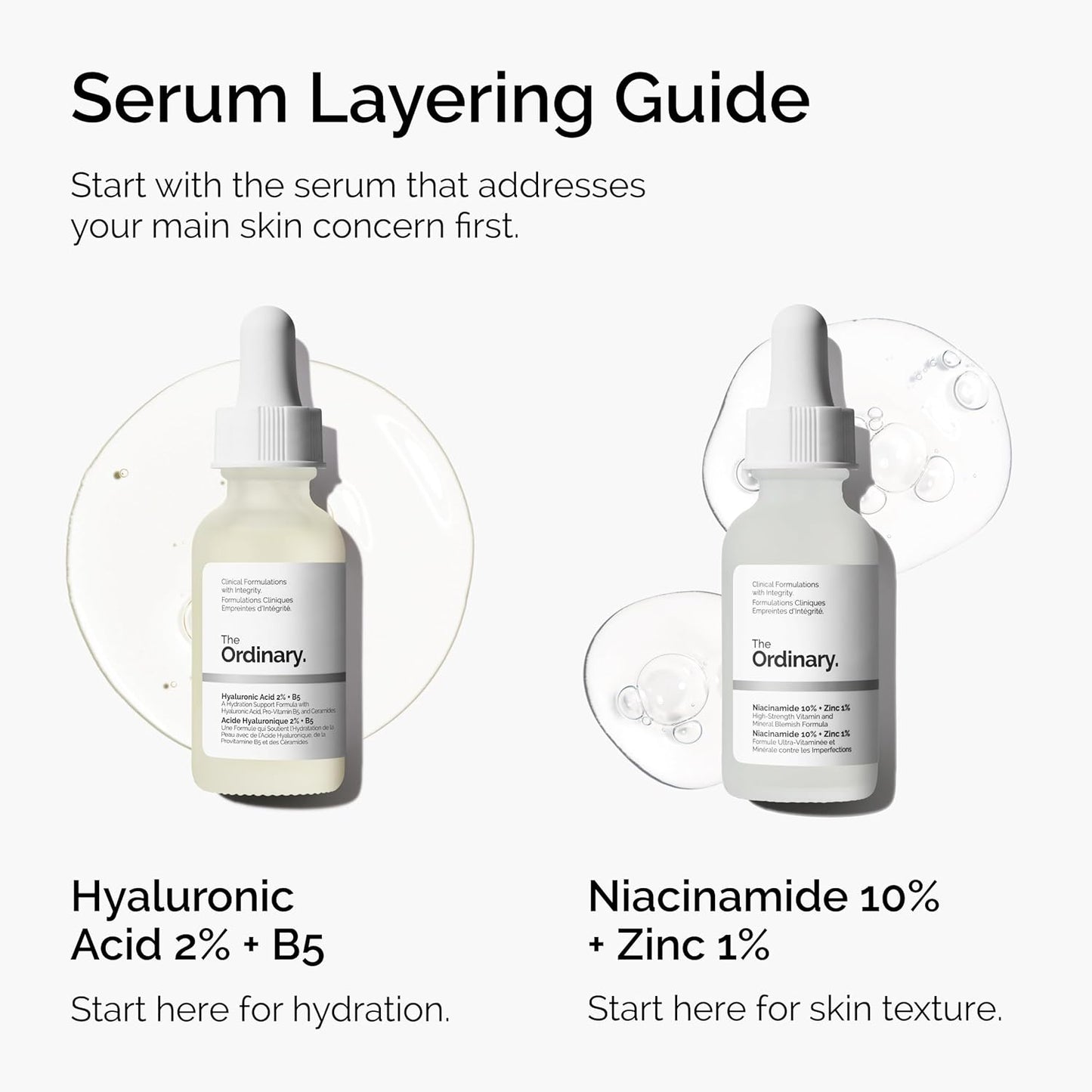 The Ordinary Hyaluronic Acid 2% + B5 (with Ceramides), Multi-Depth Hydration Serum for Plumper, Smoother Skin, 1 Fl Oz