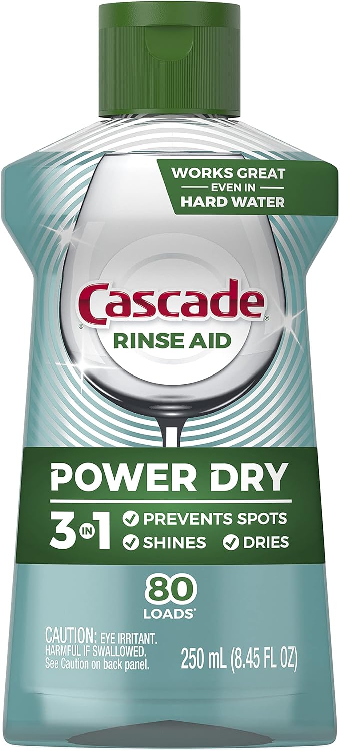 Cascade Platinum Dishwasher Rinse Aid, 8.45 fl oz