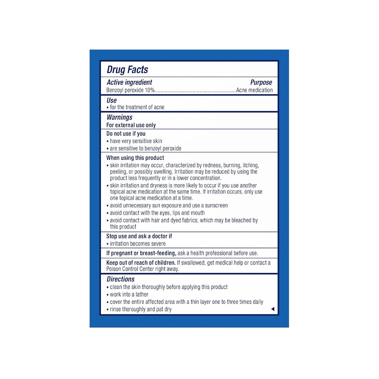 PanOxyl Acne Treatment Bar with 10% Benzoyl Peroxide, Maximum Strength Acne Bar for Face, Chest, and Back, Soap-Free Body Wash, Treats Acne Pimples, Whiteheads, Blackheads, pH Balanced, Vegan, 4 oz