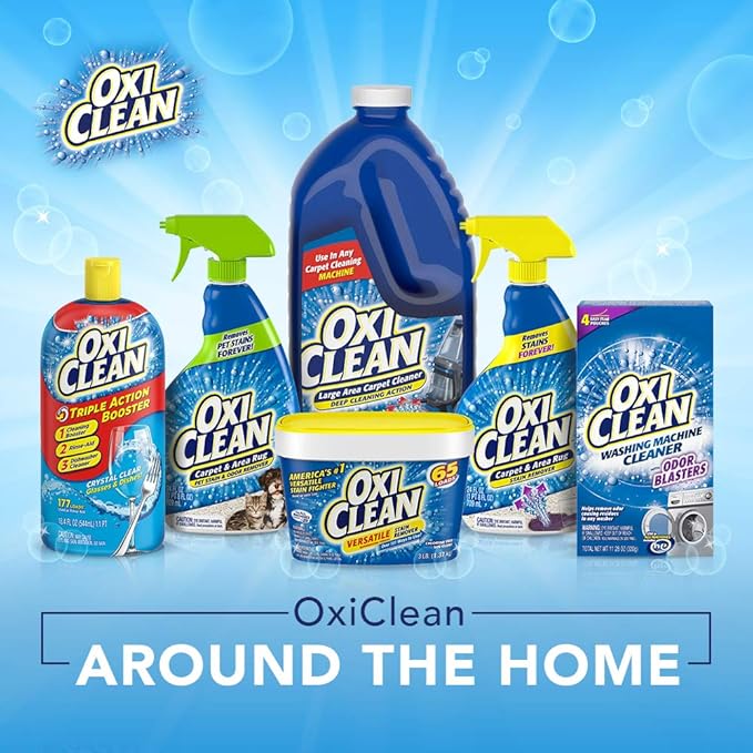 OxiClean Carpet and Rug Cleaner, Pet Stain and Odor Remover Spray, 24 fl oz