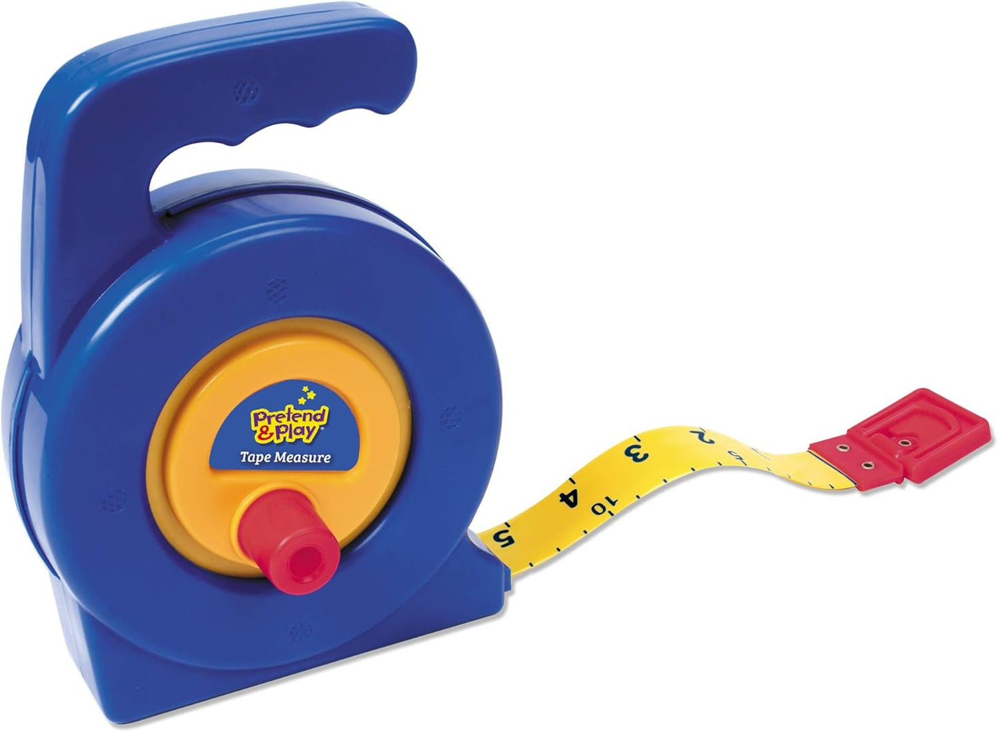 Learning Resources Pretend Play 3" Long Tape Measure - Kids Construction Toys, Preschool Activities, Pretend Play For Toddlers , Height Measurement Counting Tool, Fine Motor Skills, Homeschool