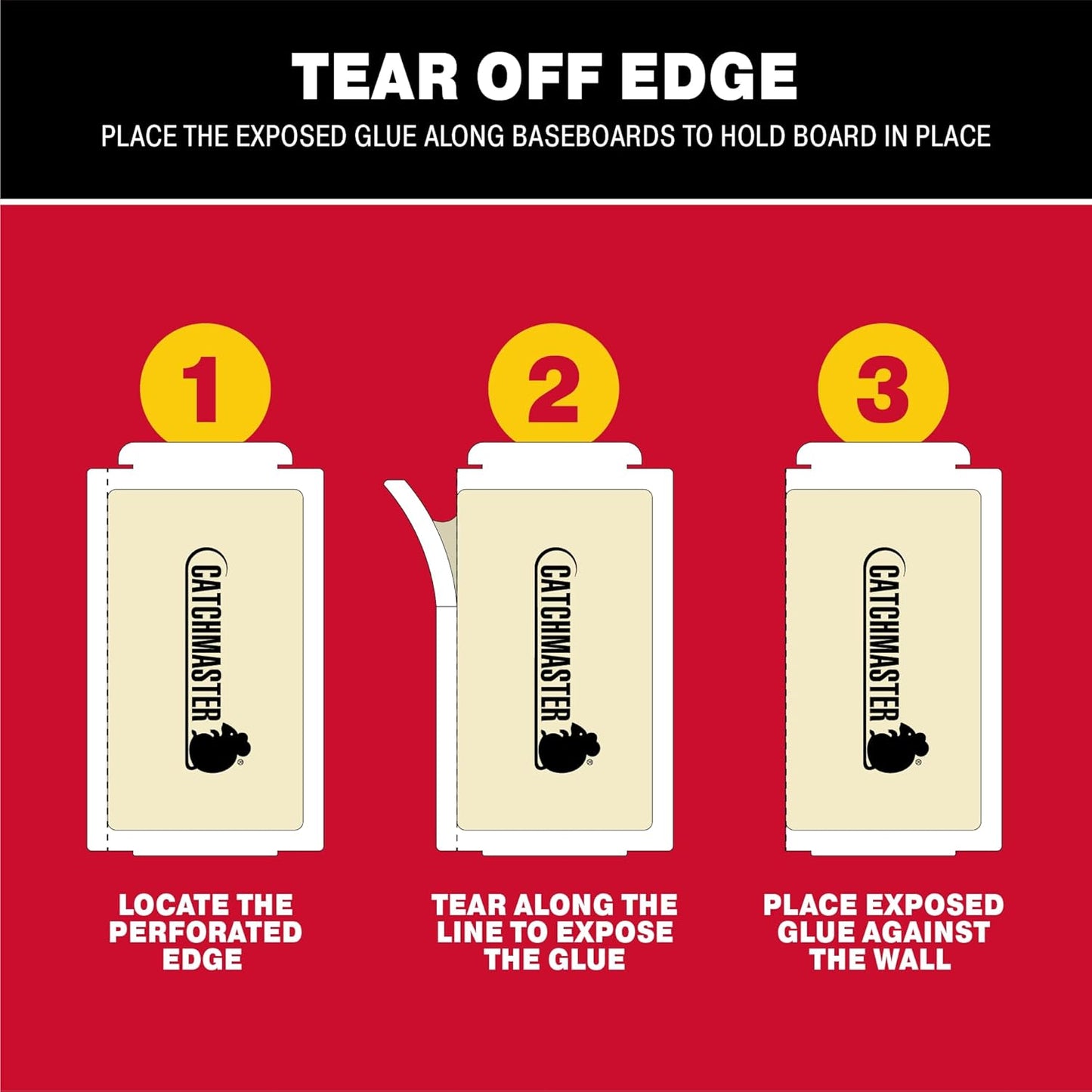 Catchmaster Pro Strength Mouse and Insect Glue Boards, 75-Pack Mouse Traps Indoor for Home, Sticky Pest Control Adhesive for Catching Bugs, Small Mice & Rodents, Non Toxic Bulk Glue Traps