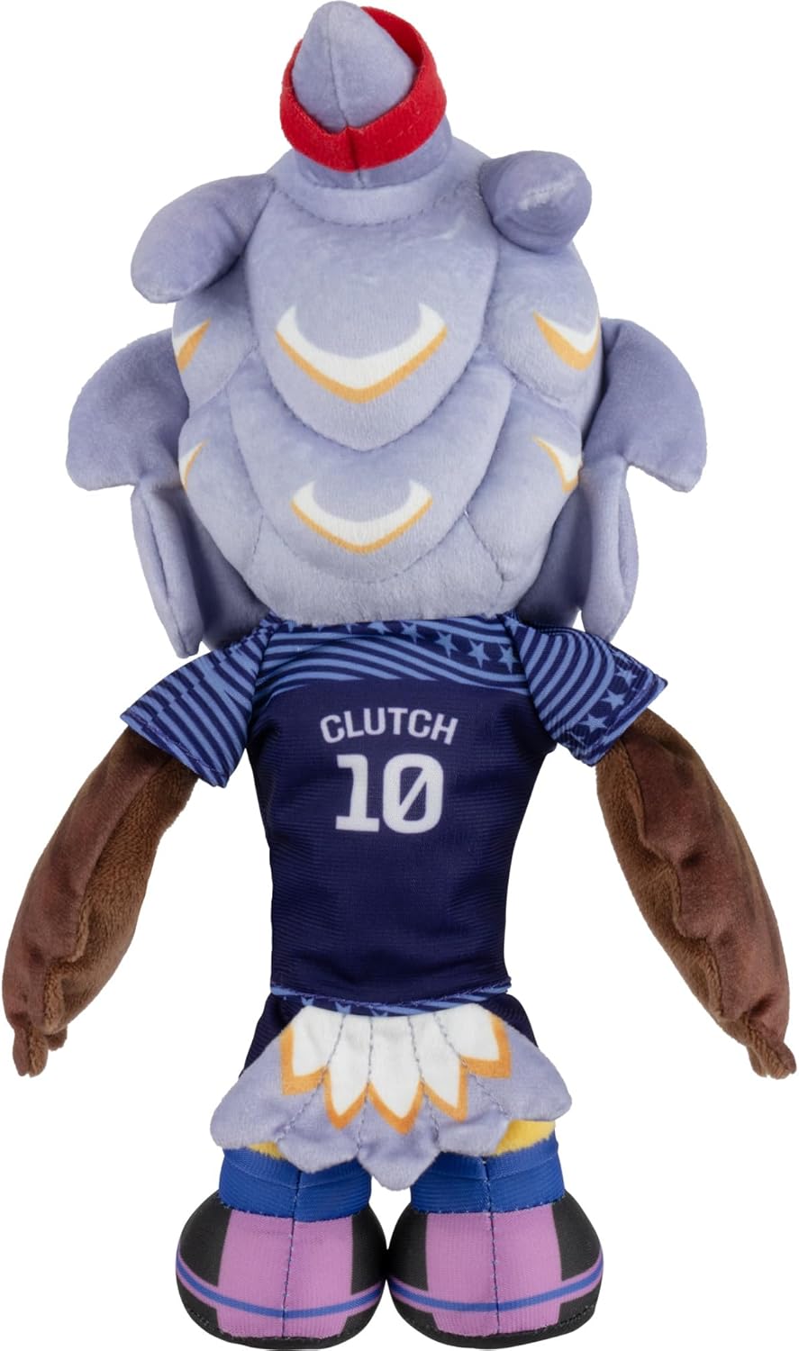 Jazwares FIFA World Cup 2026 USA 8-Inch Plush - Official Clutch Bald Eagle Mascot with Blue Uniform, Soft Collectible Toy for Fans - Ages 3+