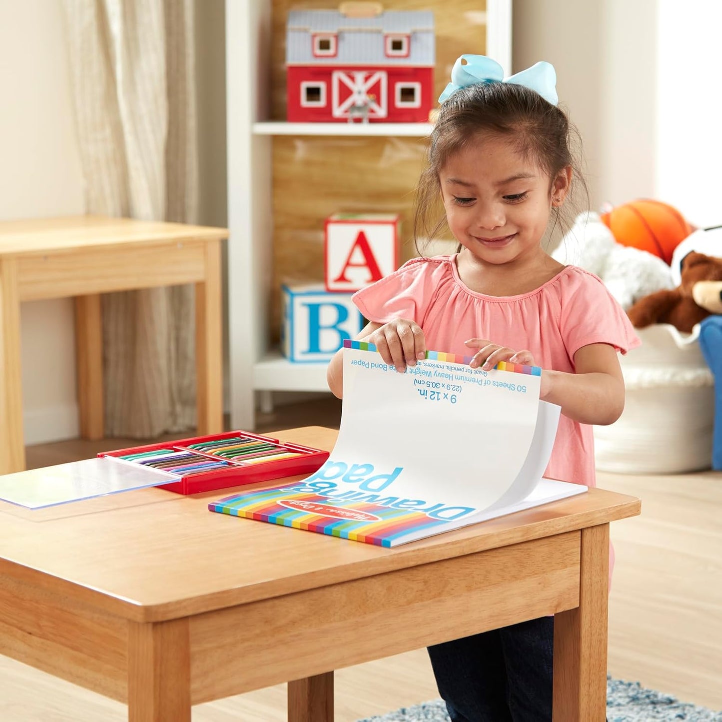 Melissa & Doug Drawing Paper, Sketch Pad, 3-Pack Bundle for Coloring, Writing or Painting (9 x 12 inches) - 50 Sheets Each, Kids Drawing Pad & Art Supplies for Kids Ages 3+ - FSC Certified