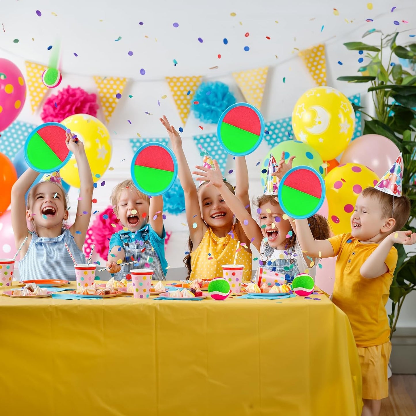 Ayeboovi Toss and Catch Ball Game Outdoor Toys for Kids Yard Games Beach Toys Outside Games for 3 4 5 6 7 8 9 10 Year Old Boys Girls (Upgraded)