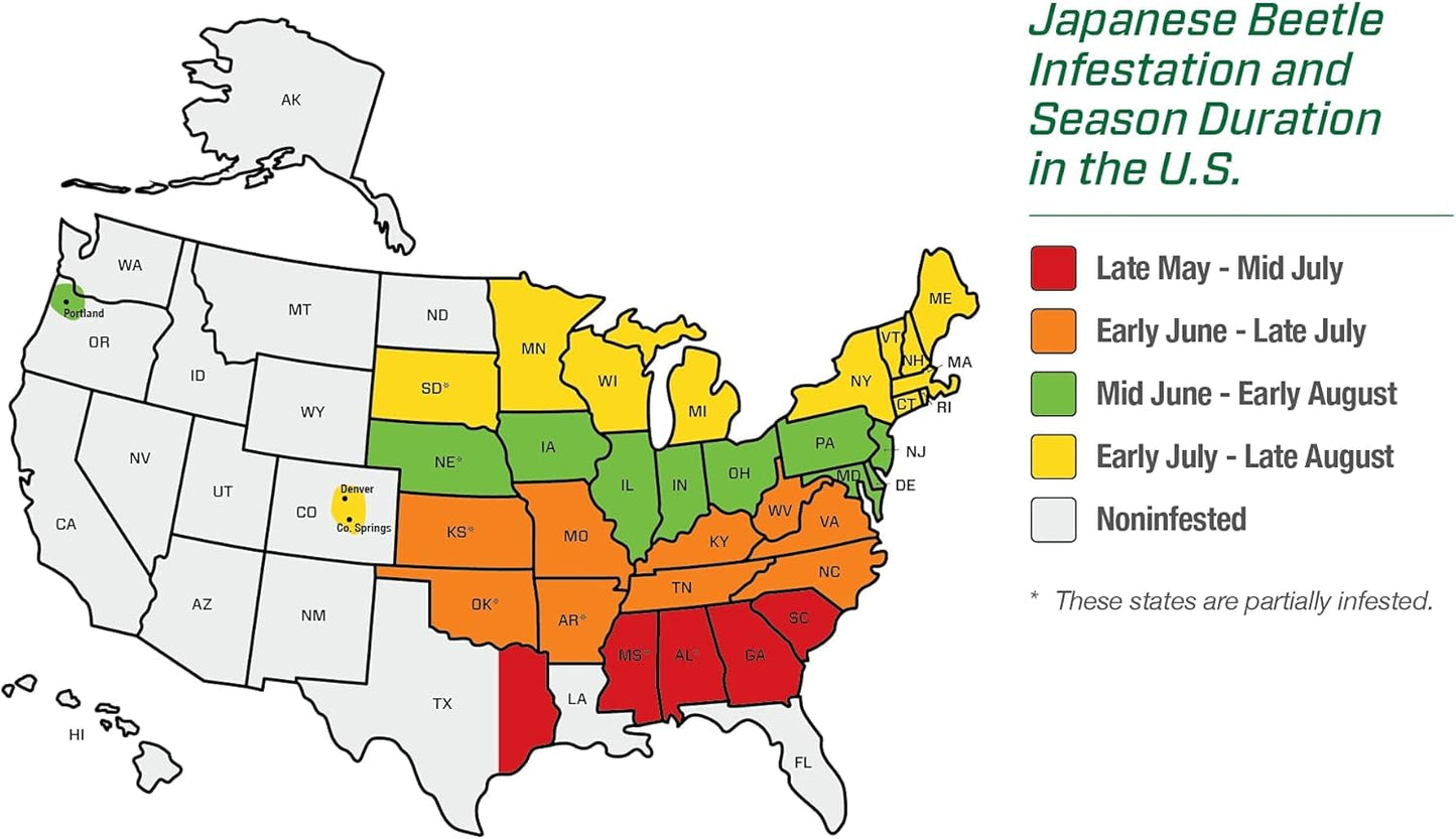 RESCUE! Japanese Beetle Trap – Reusable Bag - 2 Traps