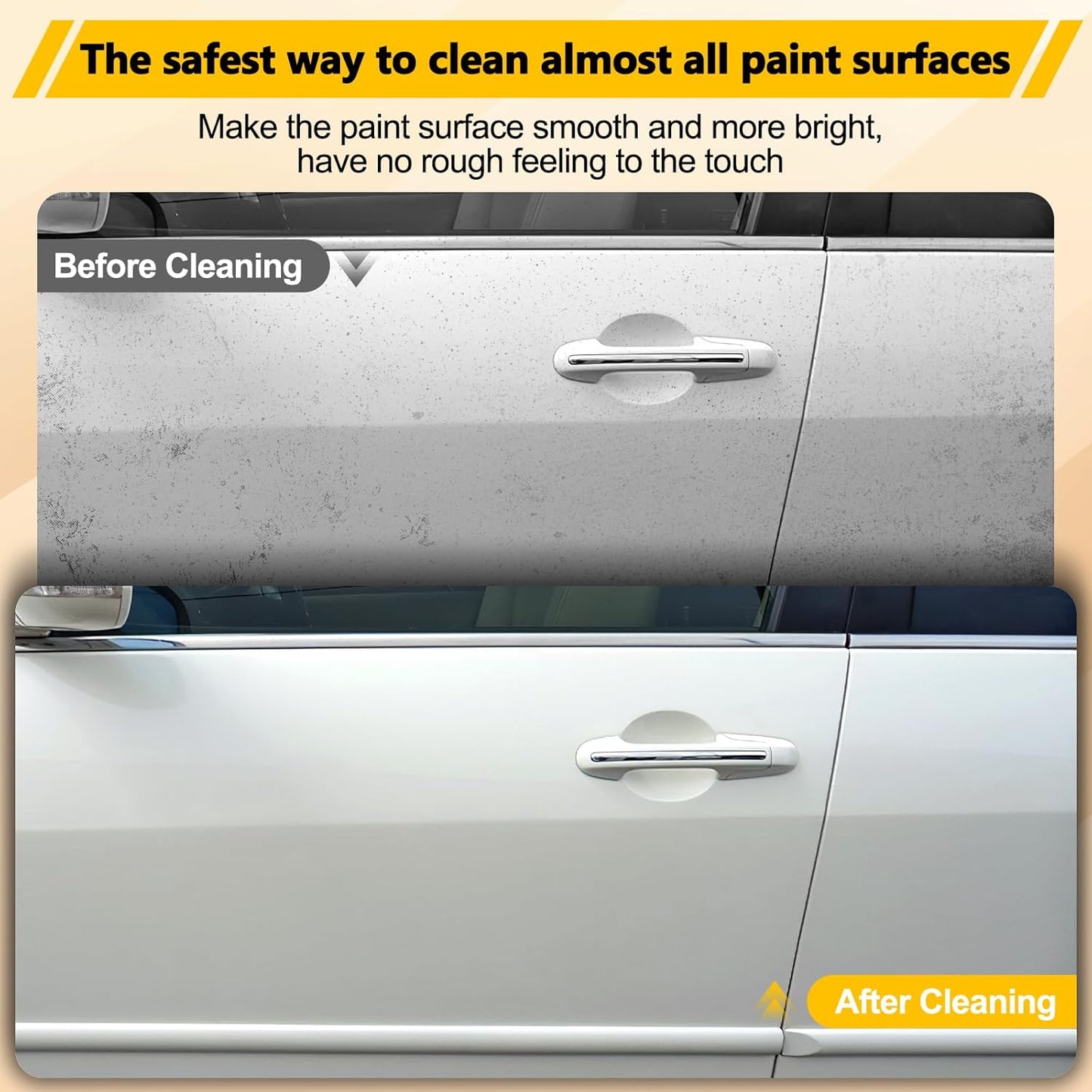 Car Clay Bar 4 Pack 400g, Premium Grade No Scratch Magic Clays Bars Detailing Cleaner Kit Glass Deatil Cleaning with Washing and Adsorption Capacity for Auto SUV,RV,Truck